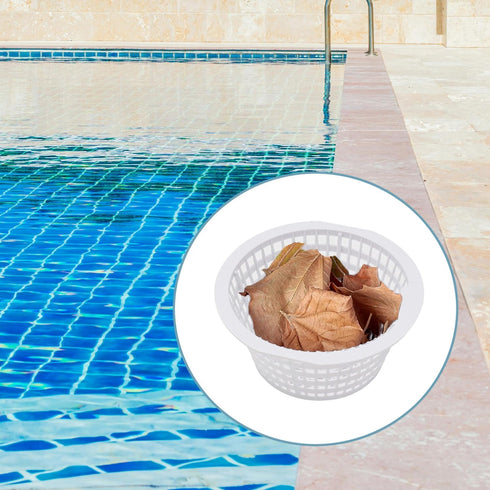 Swimming Pool Plastic Skimmer Replacement Basket, Skimmer Basket for Above Ground and in Ground Swimming Pool Replacement Parts, Pool Supplies Ski...