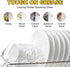 Eco Dishwasher Detergent Sheets Up To 160 Loads, Citrus Lemon Scent Plastic Free Dishwashing Soap Strips With High Efficient Solid Enzyme, Leaving...