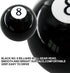 HiSport Black 8 Ball Gear Shift Knob, Round Shifter Knobs Black Billiard 8 Style Universal 4 5 6 Speed with 3 Adapters for Manual Car (M 8 * 1.25,...