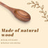 HANSGO 2PCS Wooden Cooking Spoons, Large Wooden Cooking Spoons Wooden Kitchen Utensil for Cooking Serving Mixing...