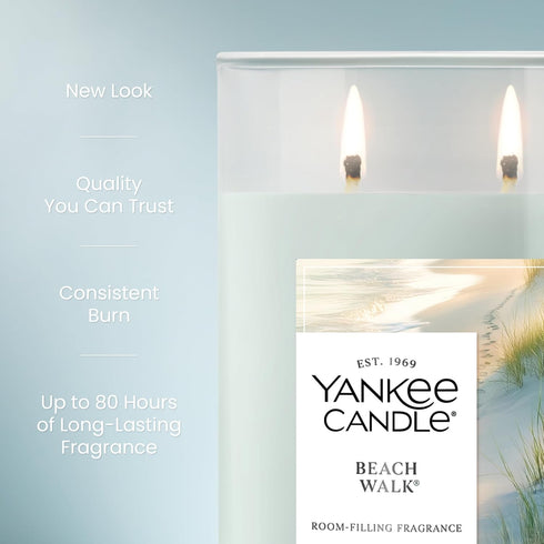 Yankee Candle Large Tumbler Scented Candle with up to 80 Hour Burn Time, Premium Plant Wax Blend for Consistent Burn, 20 oz Tumbler Candle with Ro...
