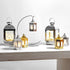 LampLust Gold Mini Lanterns for Centerpieces, 6 Pack LED Star Lantern, Batteries Included, Small Ramadan Lanterns Decorative Indoor, Ramadan Decor...