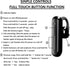 Bluetooth earpiece V5.4 single ear bluetooth headset, with noise cancellation and microphone compatible, talk time of 35 hours bluetooth phone hea...