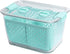 Kitchen Spaces Colander Bin, Produce Saver, Fridge Organizer With Lid, Wash, Strain and Store, Great for Refrigerator, Freezer and Pantry, Medium,...