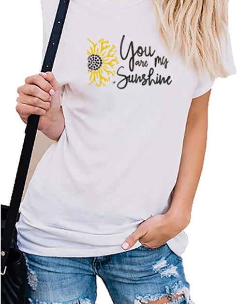 DLY LIFESTYLE You are My Sunshine Stencil - Sunflower Design - 8x6 Inches - Reusable DIY Art & Craft Stencil for Wood, Canvas, Paper, Fabric, Wall...