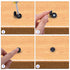 120 Pcs Screw Cover Caps, 4mm/5mm/6mm Plastic Hinged Screw Cover Caps Shutter Screw Caps Fold Screw Snap Covers, Snap Washer Covers Flip Tops(Blac...