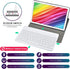 DETUOSI Universal 10 inch Wireless Keyboard, (0.23 inch) Ultrathin Slim Lightweight Travel Portable, 10.1" Multi-Device Wireless Keyboard for iOS/...
