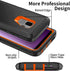 for Galaxy S9 Case, Heavy Duty Shockproof Dust/Drop Proof 3 Layer Full Body Protection Rugged Cover Case for Galaxy S9, Black/Orange...
