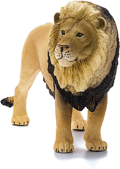 Schleich Wild Life Realistic King of The Jungle Lion Toy Figurine - Highly Durable Realistic Wild African Lion Action Figure Toy, Education and Fu...