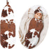 Cowhide Print Swaddling Blanket for Baby, Soft Sleeping Bag, Sack for Newborn Boys Girls, Unisex Baby Stuff, Highland Cow...