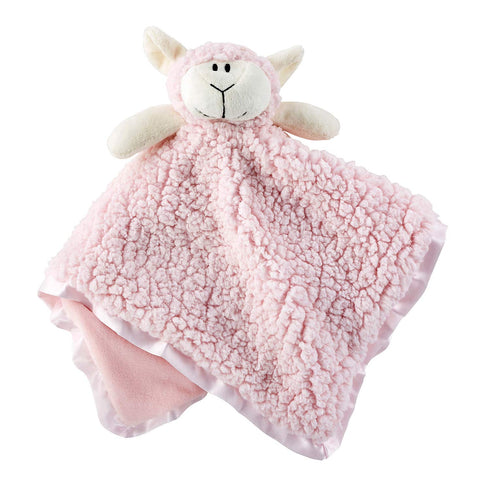 Stephan Baby Plush Cuddle Bud Security Blankie, Pink Lamb...