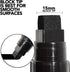 Krink K-55 Black Paint Marker - Vibrant and Opaque Fine Art Acrylic Paint Pens for Smooth Surfaces - Acrylic Paint Markers for Metal Paper and Pai...