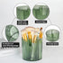 Makeup Brush Holder Makeup Organizer,4 Slot Eyeliner Eyelash Brush Makeup Brushes Cup Pen Holder for Vanity Decor Desk Storage, Bathroom Counterto...