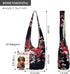 WITERY Women's Sling Crossbody Bags Large Shoulder Shopping Hobo Bag Handbag Top Zip Bags Handmade Messenger Bag Wallet...