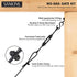 SANKINS Anti-Sag Gate Kits for Wooden Fence, Black Anti-Sagging Gate Support Cable Kit Hardware, Gate Sag Frame Kit Hardware for Wooden Fence, Woo...