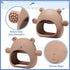4 Pieces Silicone Teething Toys Bear Baby Teether Toy Anti Dropping Horse Teething Pacifier Baby Chew Toys Chewable Hand Teethers for Sucking Chew...