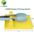 Silicone Spoon Rest - Large Cooking Utensil Holder with Drip Pad Walls - Multiple Spoon Rest with Wider Slots for Bigger Utensils, BPA-Free Spatul...