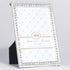 Lawrence Frames 4x6 Sarah Silver Metal Crystal Picture Frame...