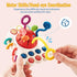 Montessori Toys for 18+ Months Old - Baby Sensory Toys for Boys and Girls Silicone Pull String Activity Toy for Toddlers Learning & Educational To...