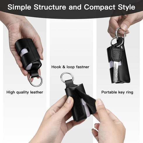 Holder Case Compatible with Anker 621 Nano Power Bank 5,000mAh Portable Charger 12W 22.5W, Small Microfiber Leather Carrying Case Storage Holder w...