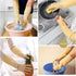 Bamllum 3 Pairs of Rubber Dishwashing Gloves for Kitchen and Household Cleaning – Long Cuff 15", Reusable, Flexible Long-lasting and Non-Slip (Red...