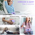 Portable Cordless Heating Pad, Menstrual Heating Pads for Cramps with 3 Heat Levels and 3 Massage Modes, 5s Rapid Heating for Period Back Belly Pa...