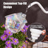 NiHome Hand-Blown Glass Plant Self Watering Globes 2-Pack - Durable, Unique Igloo-Inspired Design for Home and Garden - 9oz Capacity, Easy Refill ...