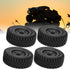 4PCS Plastic Rubber Tire Wheel Tyre Spare Parts Fit for C54 RC Model Cars...