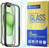 ArmorSuit 3 Pack Glass Screen Protector for iPhone 15 Plus Tempered Glass MilitaryShield Case Friendly (w/Alignment Tool)...