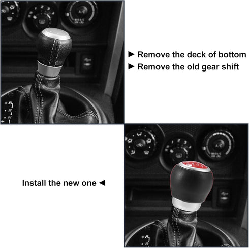 X AUTOHAUX Car Manual Gear Stick Shift Knob 6 Gear for Subaru Forester 2010-2018 Impreza WRX STI 2009-2018 Outback 2010-2019 Car Shift Head...