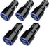 Car Charger Adapter, 5Pack 4.8A Dual Port Fast Charge Car Phone Charger USB Lighter Plug Cigarette Charger for iPhone 15 14 13 12 11 Pro Max SE XR...