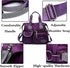 Women Ladies Multipocket Nylon Hobo Top-handle Bags Shoulder Crossbody Bag Totes Satchels Handbags and Purses…...