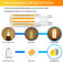 G9 LED Bulb Dimmable 8W, 60-80 Watt T4 G9 Halogen Equivalent, 2700K Soft Warm White, Ceramic G9 Bi Pin Base, 120V 800LM for Chandelier Ceiling Pen...