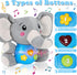 Plush Musical Baby Toys?Cute Elephant Toys for 3-6-12 Months Boys & Girls, Cute Stuffed Animal Infants Baby Toy? Elephant Baby Stuff?Toys for Infa...