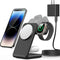 3 in 1 Magnetic Wireless Charging Station, Wireless Charger for Magsafe with PD 20W Adapter for iPhone 15 14 13 12/Pro/Pro Max/Plus/Mini, Apple Wa...