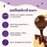 Soom Foods Chocolate Sesame Spread - 12oz (2 Pack) | Made with 3 Ingredients, Low Sugar, Dairy-Free, Nut-Free, Gluten-Free, Palm Oil-Free | 5g Pro...