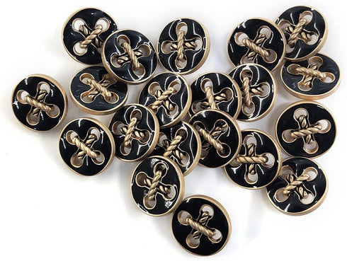 Copper Knot Enamel Sewing Shank Buttons 20 Pcs - 18mm, 23/32"...
