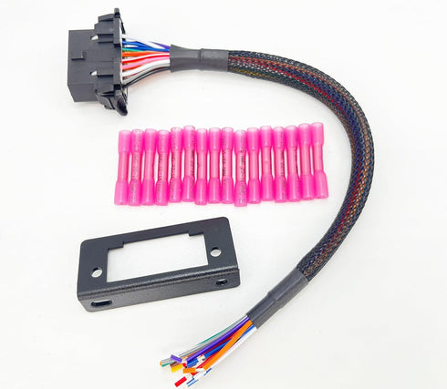 2pcs OBD2 Female Port Pigtail Cable Bracket OBDii Port Replacement Cable (2)...