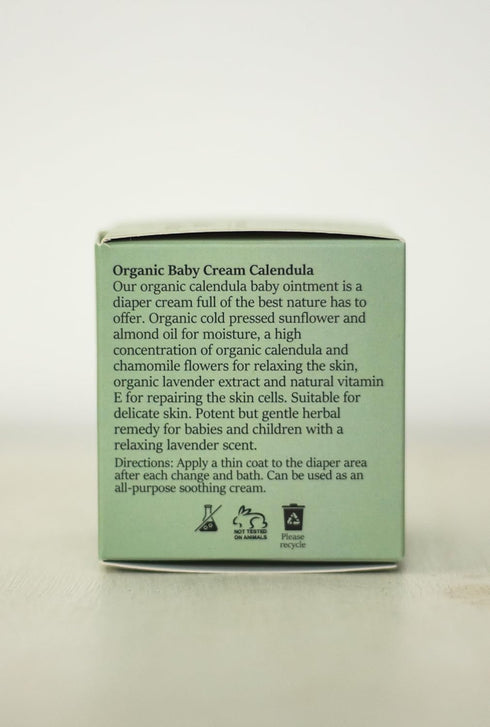 Organic Natural Calendula Baby Skin Care Nourishing Body Cream - Daily Moisturizer Sooth and Soften Skin - Baby Rich Moisturizer with Calendula...