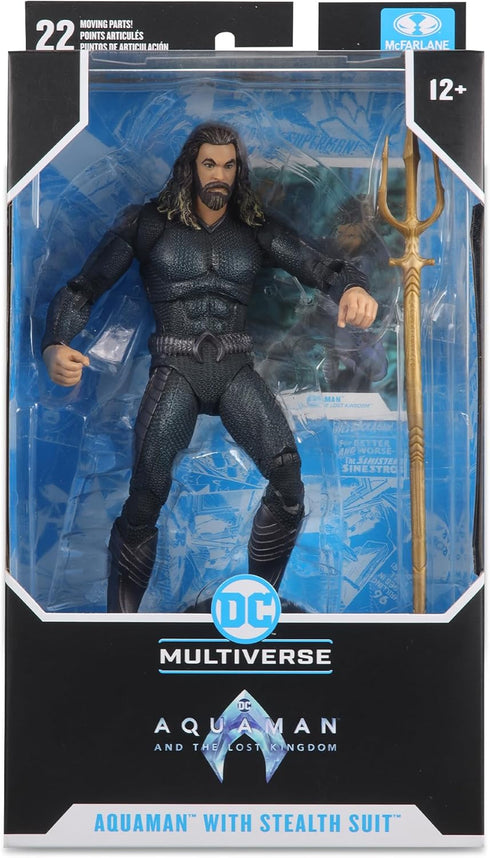 McFarlane Toys - DC Multiverse Aquaman with Stealth Suit (Aquaman and The Lost Kingdom) 7" Action Figure...