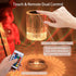 Crystal Table Lamp,RGB Changing Touch Table Lamp with Remote Control,USB Rechargeable Crystal Bedside Lamp,LED Cordless Desk Lamp for Bedroom/Livi...