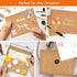 A1 Small Envelope - Mini Brown Kraft Paper Envelopes| Self Sealing |Perfect sized envelopes for personalize gift cards, wedding envelopes or Birth...