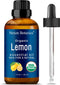 Organic Lemon Essential Oil 30 ml - Natural, Pure Organic Lemon Oil Essential Oil for Diffuser, Aromatherapy, Skin, Hair Care - Aceite de Limon - ...