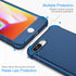 ORETECH Designed for iPhone 7 Plus & 8 Plus Case with 2 x Tempered Glass Screen Protector, Carbon Fiber Texture Anti-Slip Hard PC + Soft TPU Phone...