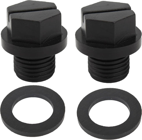 SPX1700FG Pool Pump Pipe Plug Drain Plugs with Gaskets 2-Pack Compatible with Hayward Pool Cleaner Pumps & Power-flo LX Pump Series for Swimming P...