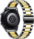 Bands Compatible with Samsung Galaxy Watch 46mm / Galaxy 3 45mm, 22mm Stainless Steel Metal Replacement Strap for Huawei Wacth GT5 / GT5 Pro / 4/4...