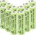 AA Batteries 2200mAh high capacity precharged NI-MH AA Rechargeable Batteries, 1.2V Double A Long Lasting for Toys, Remote controls, Hand held gam...