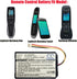 Cameron Sino 3.7V 1050mAh Replacement Remote Control Battery for Logitech 915-000198, Harmony Touch, Harmony Ultimate, Harmony Ultimate One, Part ...