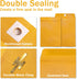 6x9 Clasp Envelopes - 20 Pack, Goefun Manila Envelopes 6x9, 100GSM Heavy Kraft Paper, Brown Yellow Mailing Envelopes 6x9...