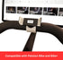 Phone Holder Compatible with Peloton Bike & Bike Plus - Secure Fit and Easy One-Hand Operation - 360 Degree Rotation - Mount for Stationary Exerci...
